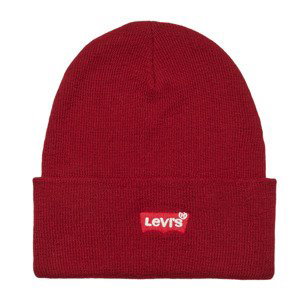 Levis  RED BATWING EMBROIDERED SLOUCHY BEANIE  Čepice Bordó
