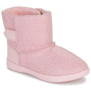 UGG  KEELAN GEL HEARTS  Kotníkové boty Dětské Růžová