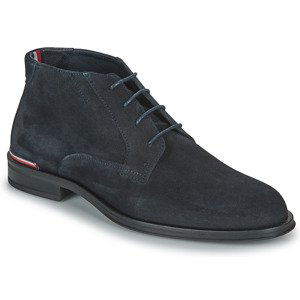 Tommy Hilfiger  CORE RWB HILFIGER SUEDE L BOOT  Kotníkové boty Tmavě modrá