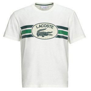 Lacoste  TH1415-70V  Trička s krátkým rukávem Bílá