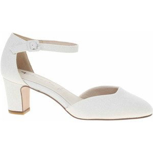 Tamaris  dámská společenská obuv 1-24432-41 white glam  Lodičky Bílá