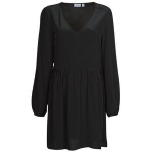 Vila  VIFINI L/S SHORT DRESS  Krátké šaty Černá