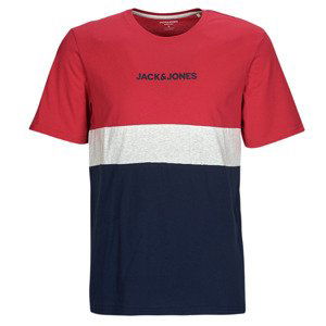 Jack & Jones  JJEREID BLOCKING TEE SS  Trička s krátkým rukávem