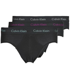 Calvin Klein Jeans  HIP BRIEF X3  Slipy Černá