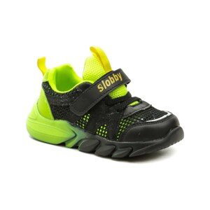 Cortina.be  Slobby 171-0041-T1 černo zelené dětské tenisky  Multifunkční sportovní obuv Dětské Černá