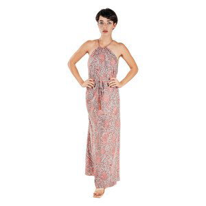 Isla Bonita By Sigris  Dlouhé Midi Šaty  Společenské šaty Růžová