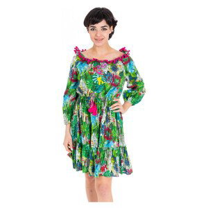 Isla Bonita By Sigris  Krátké Šaty  Krátké šaty Zelená
