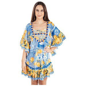 Isla Bonita By Sigris  Krátké Šaty  Krátké šaty Modrá