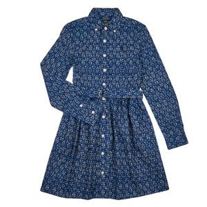 Polo Ralph Lauren  LOUELLA DRSS-DRESSES-DAY DRESS  Krátké šaty Dětské Tmavě modrá
