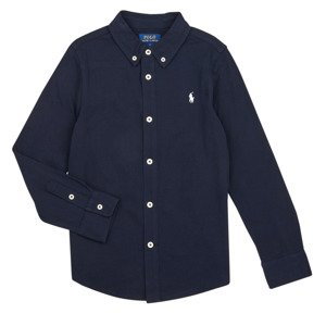 Polo Ralph Lauren  LS FB CS M5-SHIRTS-SPORT SHIRT  Košile s dlouhymi rukáv Dětské Tmavě modrá