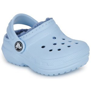 Crocs  Classic Lined Clog T  Pantofle Dětské Modrá