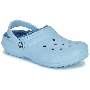 Crocs  Classic Lined Clog K  Pantofle Dětské Modrá