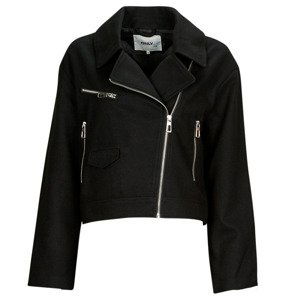 Only  ONLNANCY BIKER JACKET OTW  Kožené bundy Černá