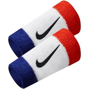 Nike  Swoosh Double Wide Wristbands  Sportovní doplňky Bílá