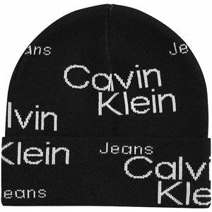 Calvin Klein Jeans  dámská čepice K60K610123 0GJ black  Čepice Černá