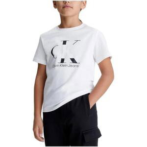 Calvin Klein Jeans  -  Trička s krátkým rukávem Dětské Bílá