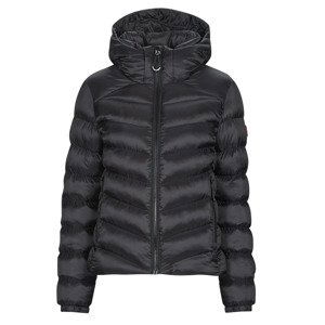 Superdry  HOODED FUJI PADDED JACKET  Prošívané bundy Černá