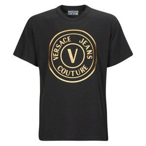 Versace Jeans Couture  GAHT05  Trička s krátkým rukávem Černá