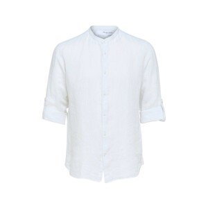 Selected  Regkylian-Linen - Bright White  Košile s dlouhymi rukáv Bílá