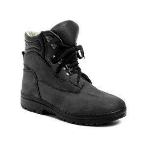 Arno  Livex 410 černá líc pánská kotníčková nadměrná obuv  Kotníkové boty Dětské Černá