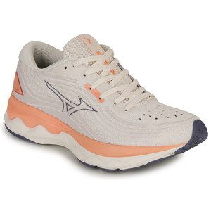 Mizuno  WAVE SKYRISE 4  Běžecké / Krosové boty Béžová