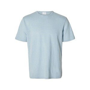 Selected  T-Shirt Bet Linen - Cashmere Blue  Trička & Pola Modrá
