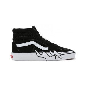 Vans  Sk8-hi flame suede  Skejťácké boty Černá