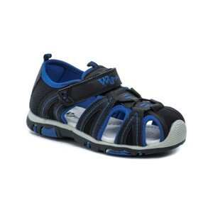 Wojtylko  5S22313 modro černé dětské sandály  Sandály Dětské Černá
