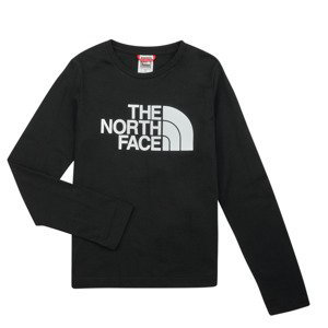 The North Face  Teen L/S Easy Tee  Trička s dlouhými rukávy Dětské Černá