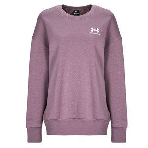 Under Armour  Essential Flc OS Crew  Mikiny Fialová