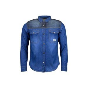 Ekw  Pánská džínová košile s dlouhým rukávem Feiler tmavě modrá  Košile s dlouhymi rukáv Tmavě modrá