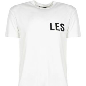 Les Hommes  LF224300-0700-1009 | Grafic Print  Trička s krátkým rukávem Bílá