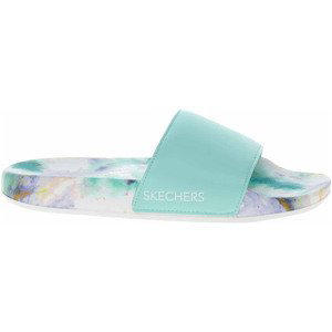 Skechers  Pop Ups-True Colors aqua  Boty do vody Modrá
