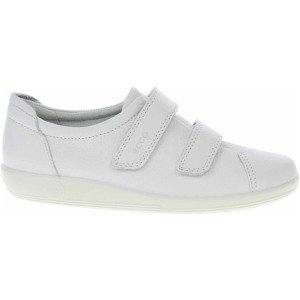 Ecco  Dámská obuv  Soft 2.0 20651301002 bright white  Šněrovací polobotky Bílá