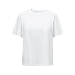 Only  T-Shirt  S/S Tee -Noos - White  Mikiny Bílá