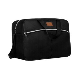 Peterson  Cestovní taška Gemos černo-stříbrná  Cestovní tašky Černá