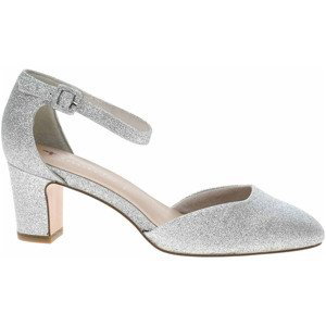 Tamaris  dámská společenská obuv 1-24432-41 silver glam  Lodičky Stříbrná