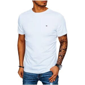 D Street  Pánské tričko s krátkým rukávem Beaucas bílá  Trička s krátkým rukávem