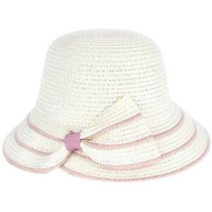 Art Of Polo  Dámský klobouk Litra bílo-růžová  Klobouky Bílá