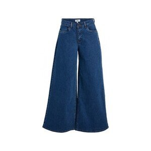 Object  Jeans Moji Wide - Medium Blue Denim  Kalhoty Modrá