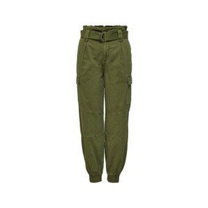 Only  Pants Saige Cargo - Olive Drab  Kalhoty Zelená