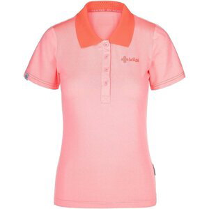 Kilpi  Dámské funkční polo tričko  COLLAR-W  Trička s krátkým rukávem Růžová