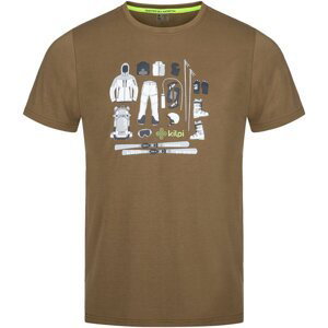 Kilpi  Pánské tričko s krátkým rukávem  TORNES-M  Trička s krátkým rukávem Zelená