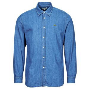 Lacoste  CH0197  Košile s dlouhymi rukáv Modrá