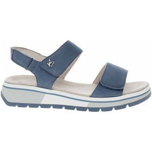 Caprice  Dámské sandály  9-28705-20 jeans nubuk  Sandály Modrá