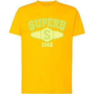 Superb 1982  SPRBCA-2201-YELLOW  Trička s krátkým rukávem Žlutá