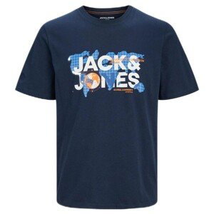 Jack & Jones  -  Trička s krátkým rukávem Modrá