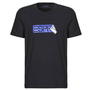 Esprit  SUS LOGO TEE  Trička s krátkým rukávem Černá