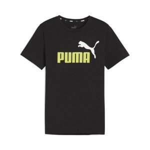 Puma  ESS+ 2 COL LOGO TEE B  Trička s krátkým rukávem Dětské Černá
