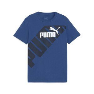 Puma  PUMA POWER GRAPHIC TEE B  Trička s krátkým rukávem Dětské Modrá